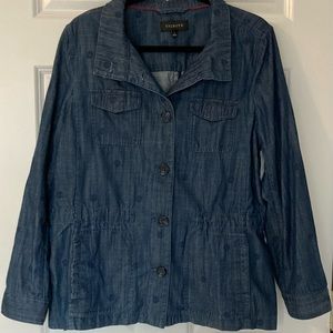 ❤️Talbots Soft denim top